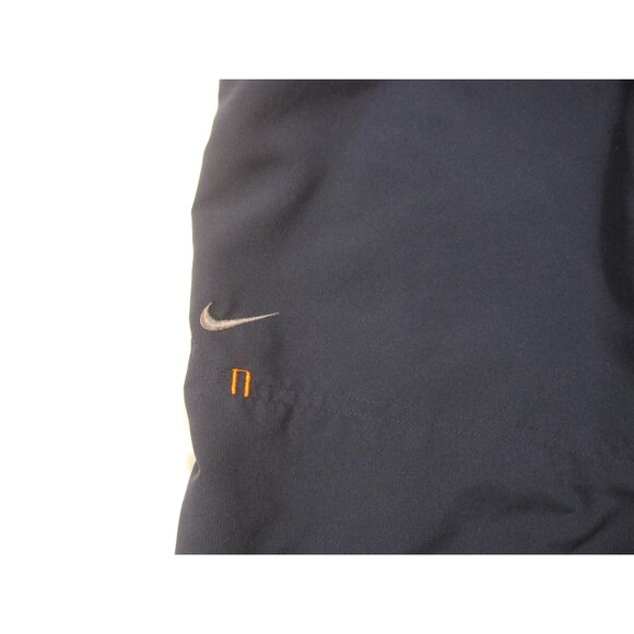Y2K Vtg Nike Team Track Pants Navy Blue Women's XXL Windbreaker Active (MP534) - Picture 4 of 7